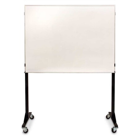 United Visual Products Sliding Door Wood Corkboard, 60"x36", Waln, UV9004OCS-WALNUT-PUMICE UV9004OCS-WALNUT-PUMICE
